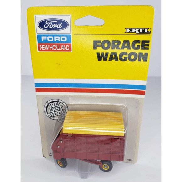 ERTL Other - ERTL Ford Forage Wagon New Holland Die-Cast Metal NOS